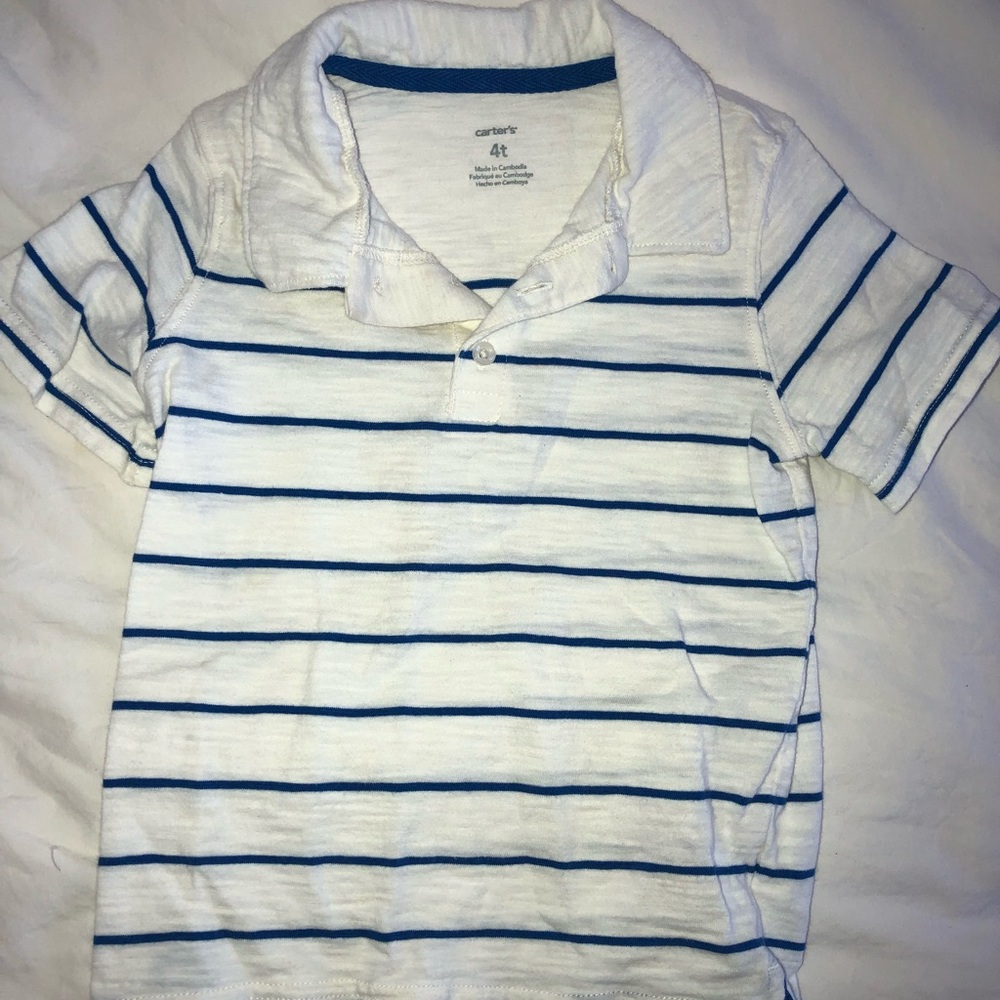 toddler boys striped polo shirt